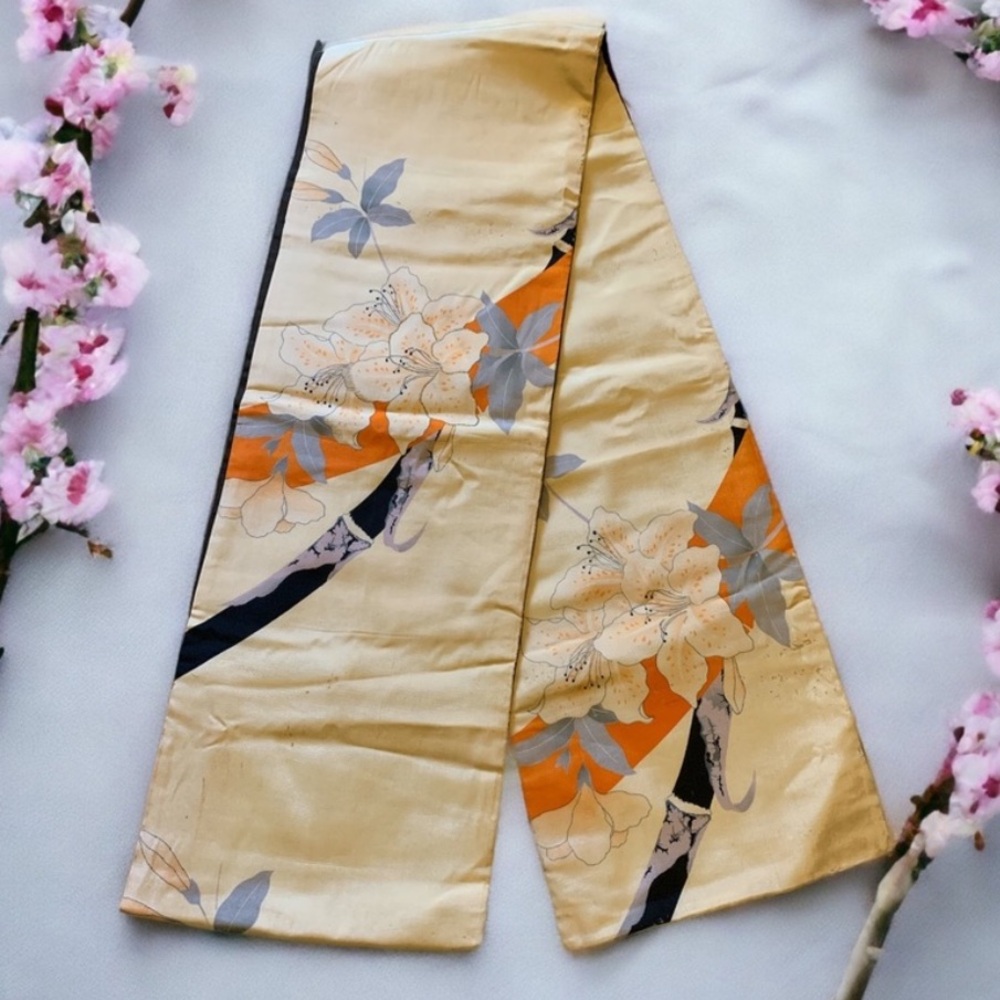 Vintage Obi silk‎ for Asian/Polynesian show on September 13